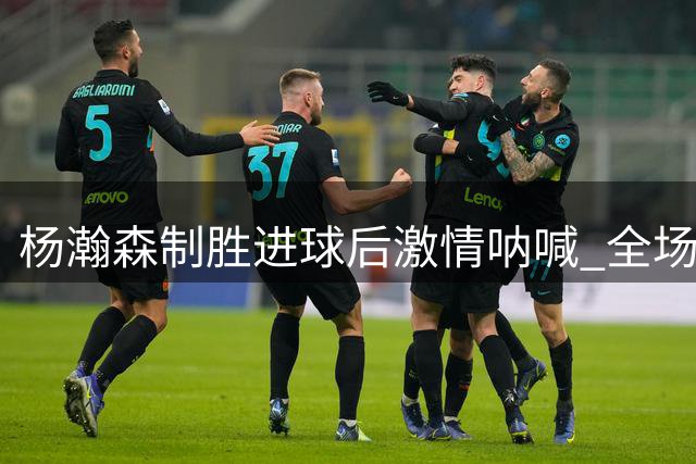 杨瀚森制胜进球后激情呐喊 全场球迷沸腾挥舞旗帜